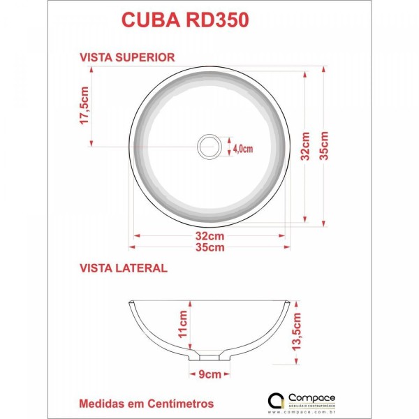 Encontraproduto.com.br - Kit Cuba R35 Com Torneira Link 1062 Metal e Válvula e Meia e Sifão Cromado e Flexível Azul
