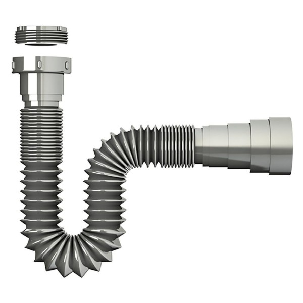 Encontraproduto.com.br - Kit Cuba Rt55 Com Torneira 1198 Metal E Válvula 1 Polegada E Sifão Cromado E Flexível Amarelo