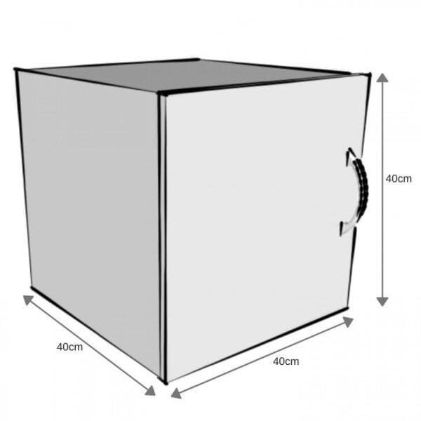 Encontraproduto.com.br - Nicho Infantil Tolix com 1 Porta Bramov Móveis Branco