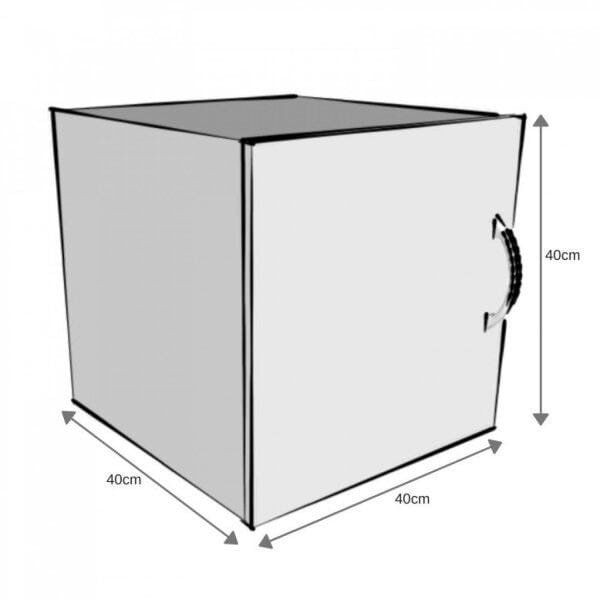 Encontraproduto.com.br - Nicho Infantil Tolix com 1 Porta Bramov Móveis Geneve