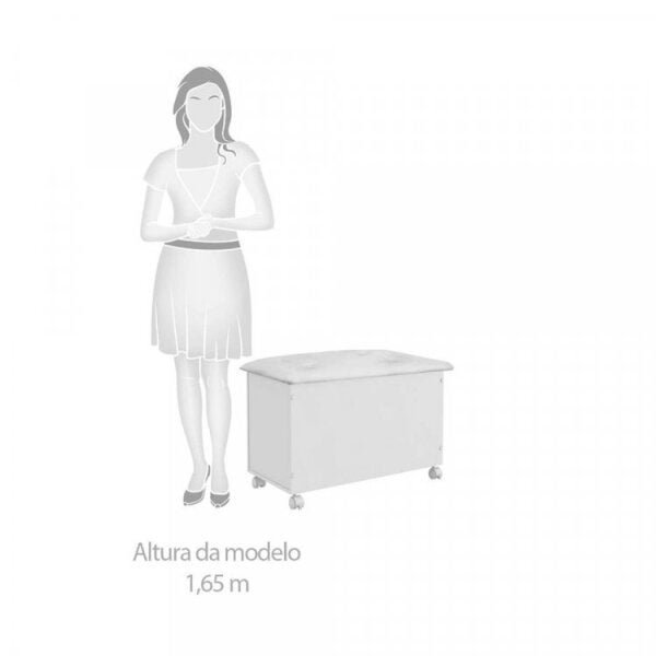 Encontraproduto.com.br - Quarto Gêmeos com nichos 2 Minicama Montessoriana Uli e 1 Bau Elo Móveis Peroba Branco