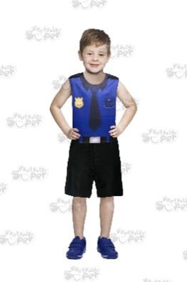 Encontraproduto.com.br - Fantasia Infantil Policial - FANTASIA SUPER