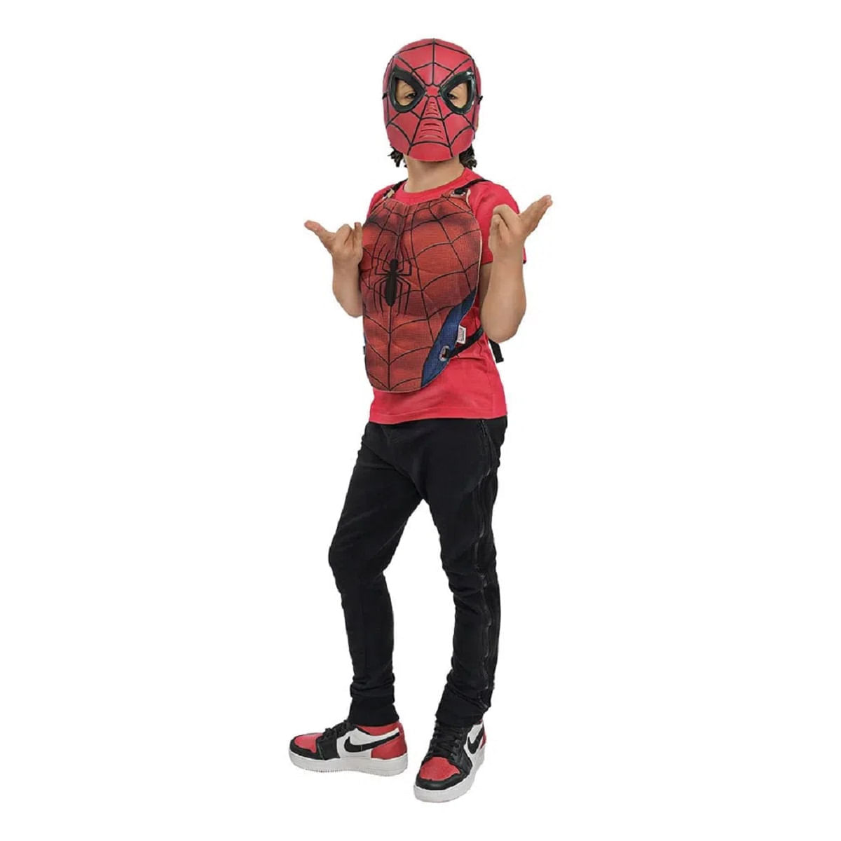 Fantasia Kit Vingadores Peitoral E Máscara Homem Aranha Regina 117444.4