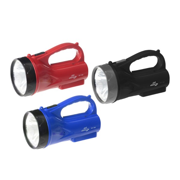 Lanterna Recarregável Led Plástica Útil Eletro RF199