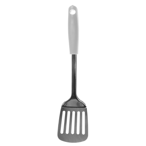 Espátula Inox com Cabo Branco Útil Bazar 34cm RF419