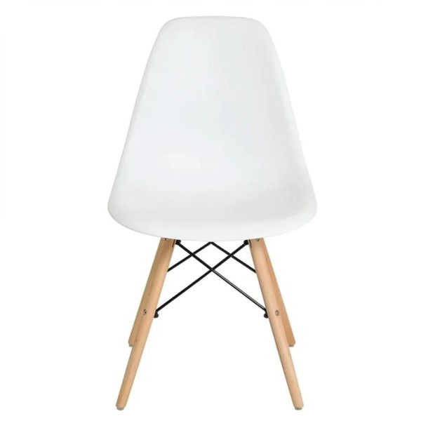 Encontraproduto.com.br - Cadeira Eiffel em Plástico com Pés de Madeira RF1833 Mozaic