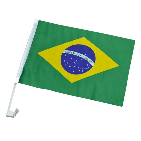 Bandeira para Carro Brasil Útil Bazar 31x42cm RF2955