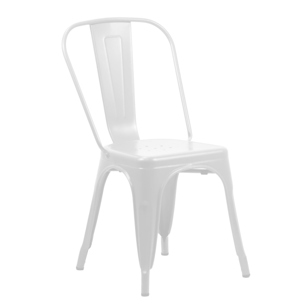 Cadeira Iron Tolix Branco Mozaic