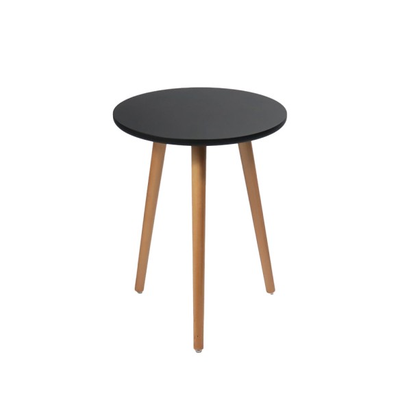 Mesa de Canto em MDF Preto Mozaic 35cm RF3266PT
