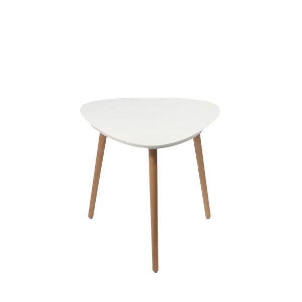 Mesa de Canto em MDF Branco Mozaic 40cm RF3268BR
