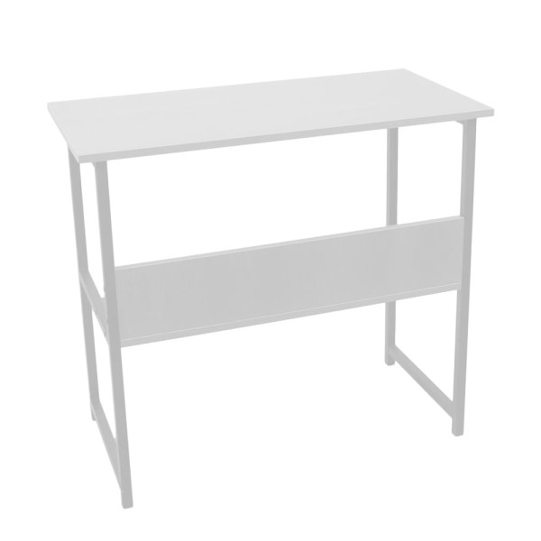 Mesa Escrivaninha com Prateleiras Metal Branco Mozaic 120x59,5cm RF3214