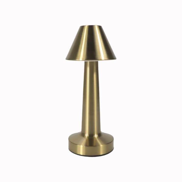 Luminária Led Metal Dourado Útil Bazar 23,5x9,5cm UB7842D