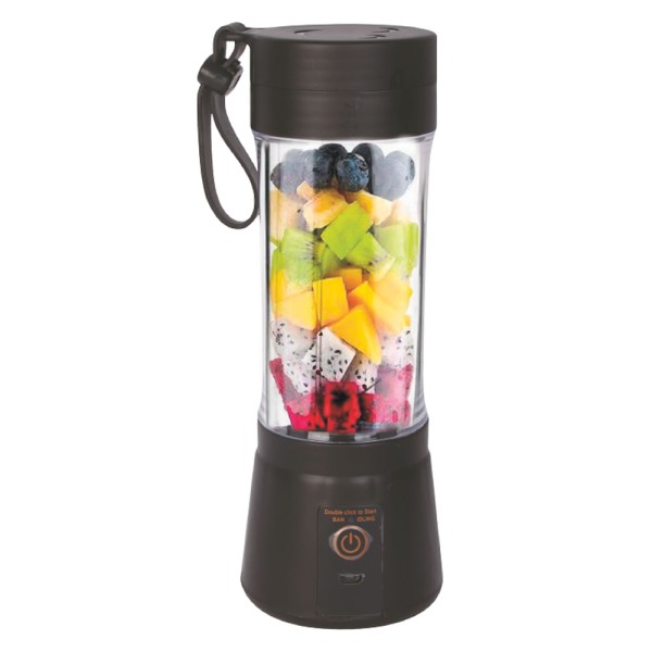 Encontraproduto.com.br - Mini Liquidificador Portátil Preto 400ml RF5264P Útil Eletro