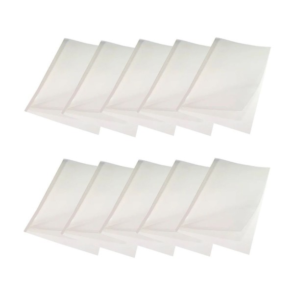 Kit 30 Capas Encadernação Térmica Até 60 Folhas A4 Branca