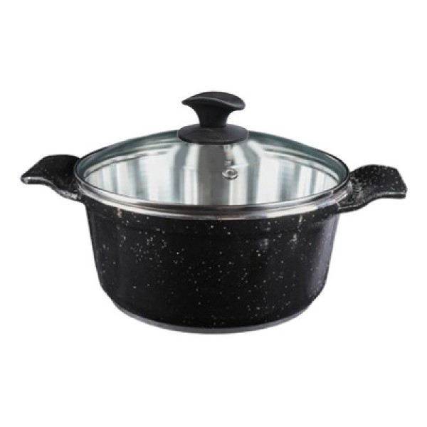 Encontraproduto.com.br - Caçarola Preto Liso Alumínio Fundido Usinado Javali Aa 26Cm