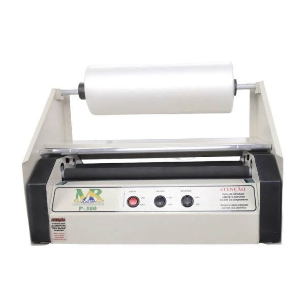 Encontraproduto.com.br - Plastificadora P380 Com Suporte Bobina Fosco Bopp 35cm 110v