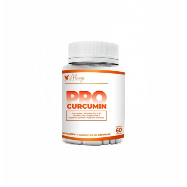 Encontraproduto.com.br - ProCurcumin + D3, K2, Magnésio, Colágeno e TCM - Always Fit