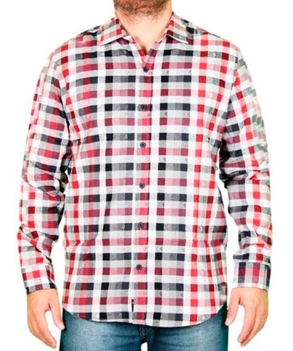 Camisa Mcd Manga Longa Xadrez