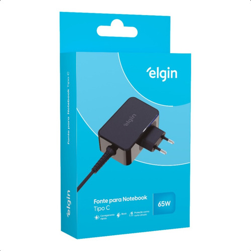 Fonte Elgin Notebook Tipo C 65 W