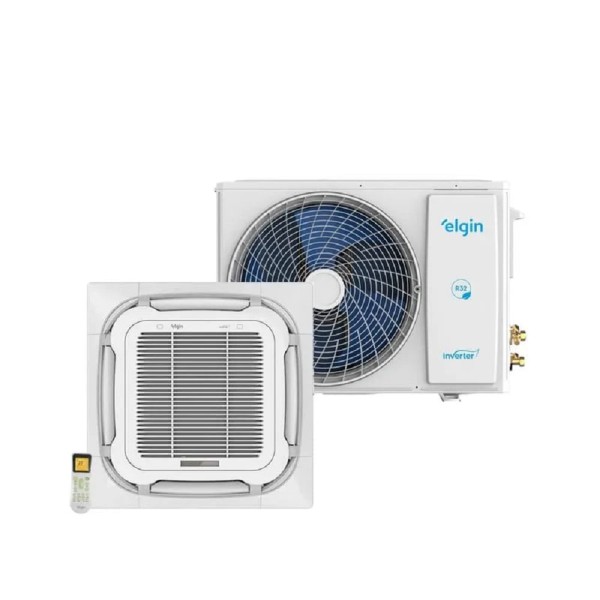 Encontraproduto.com.br - Ar Condicionado Split Cassete Inverter Elgin Plus 48000 BTU/h Frio Monofásico 45KDFE48C2CA – 220 Volts
