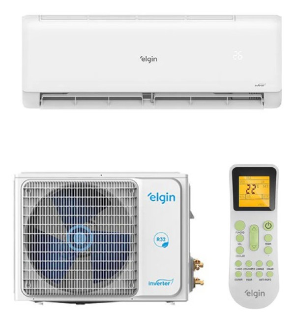 Elgin Ar Condicionado Eco Inverter Ii Wi-fi 24000 Btus Frio Cor Branco 220V