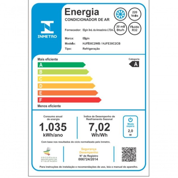 Encontraproduto.com.br - Condensador HW Eco Inverter II 30000BTU R32 220V - Elgin