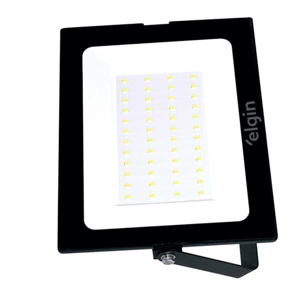 Encontraproduto.com.br - Refletor LED ELGIN 50W 6500K Preto