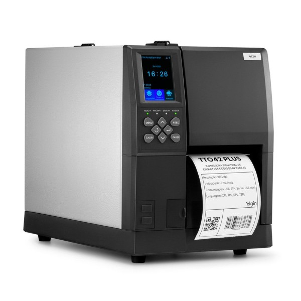 Encontraproduto.com.br - Impressora Industrial ELGIN TT042 PLUS 46TT042PCKD0 - 46TT04