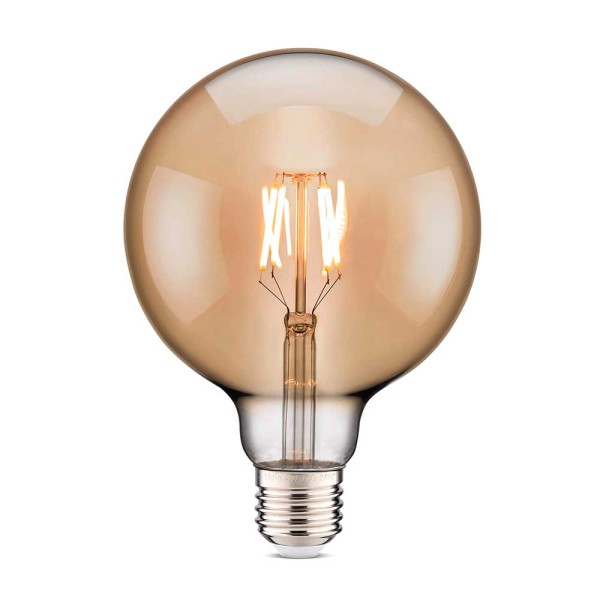 Lâmpada de Filamento Led G95 - 4W 2.200K Fumê Bivolt