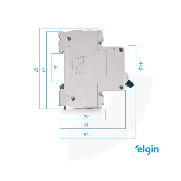 Encontraproduto.com.br - Mini Disjuntor Bipolar 50A Elgin