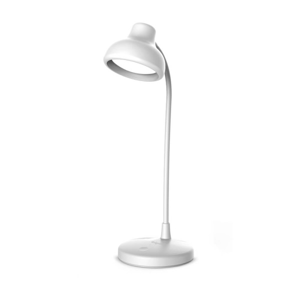 Luminária de Mesa Disco Touch Led - Branca USB