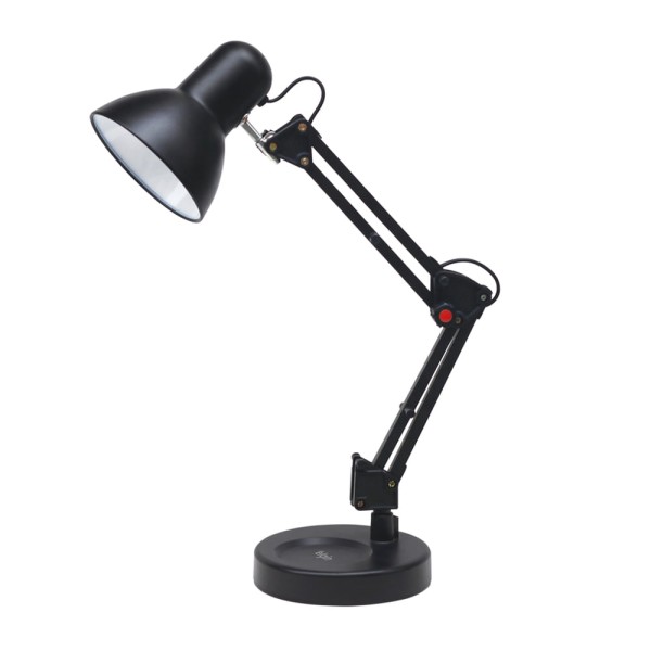 Encontraproduto.com.br - Luminária de Mesa Articulável E27 - Preta USB