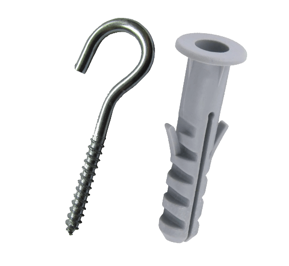 Bucha 6mm Nylon C/Ganchos Zin  3,4X60 CT04PC