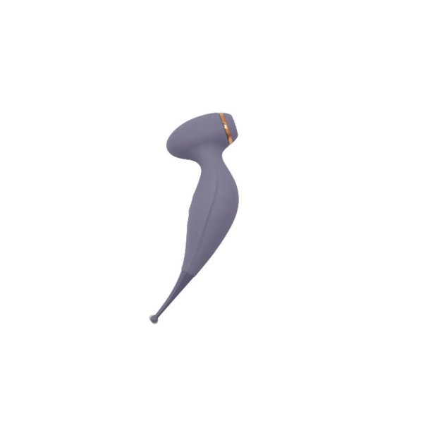 Encontraproduto.com.br - Vibrador E Estimulador De Cliróris Com Sucção Lilás Lila - Tentare - Cor: Lilás