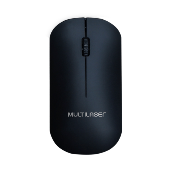 Encontraproduto.com.br - Mouse Sem Fio 1200dpi Slim Box Preto MO307 Multilaser