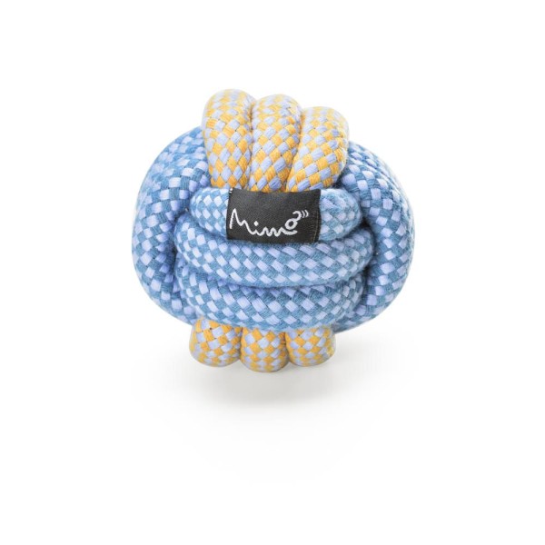 Encontraproduto.com.br - Brinquedo Para Pet Bolinha De Corda Tam. M Azul Mimo - PP102