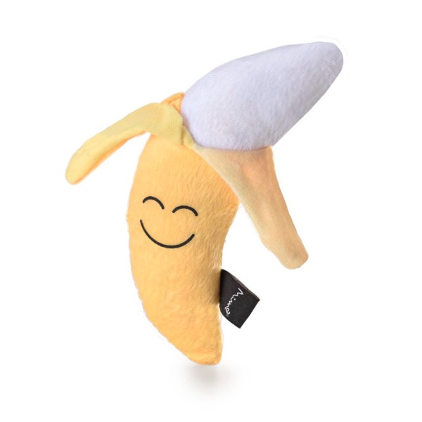 Encontraproduto.com.br - Brinquedo De Pelúcia Para Pet Foodies Pelúcia Banana Com Catnip Para Gatos Tam. Único Mimo - PP153