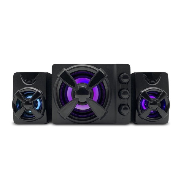 Encontraproduto.com.br - Caixa de Som 2.1 Gamer 30W RMS RGB Multilaser - SP952