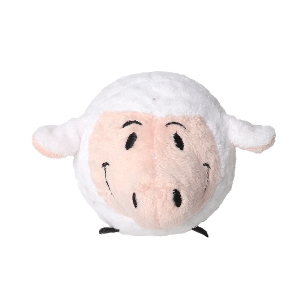 Brinquedo De Pelúcia Para Pet Amiguinhos Bolinha Plush Ovelha Interativo Com Buzininha Tam. Único - PP188