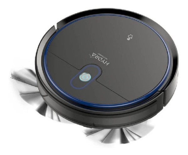 Aspirador Robô Hydra 3 em 1 (Varre, Aspira e Passa pano) Autonomia 1h30 45W Preto - HO243