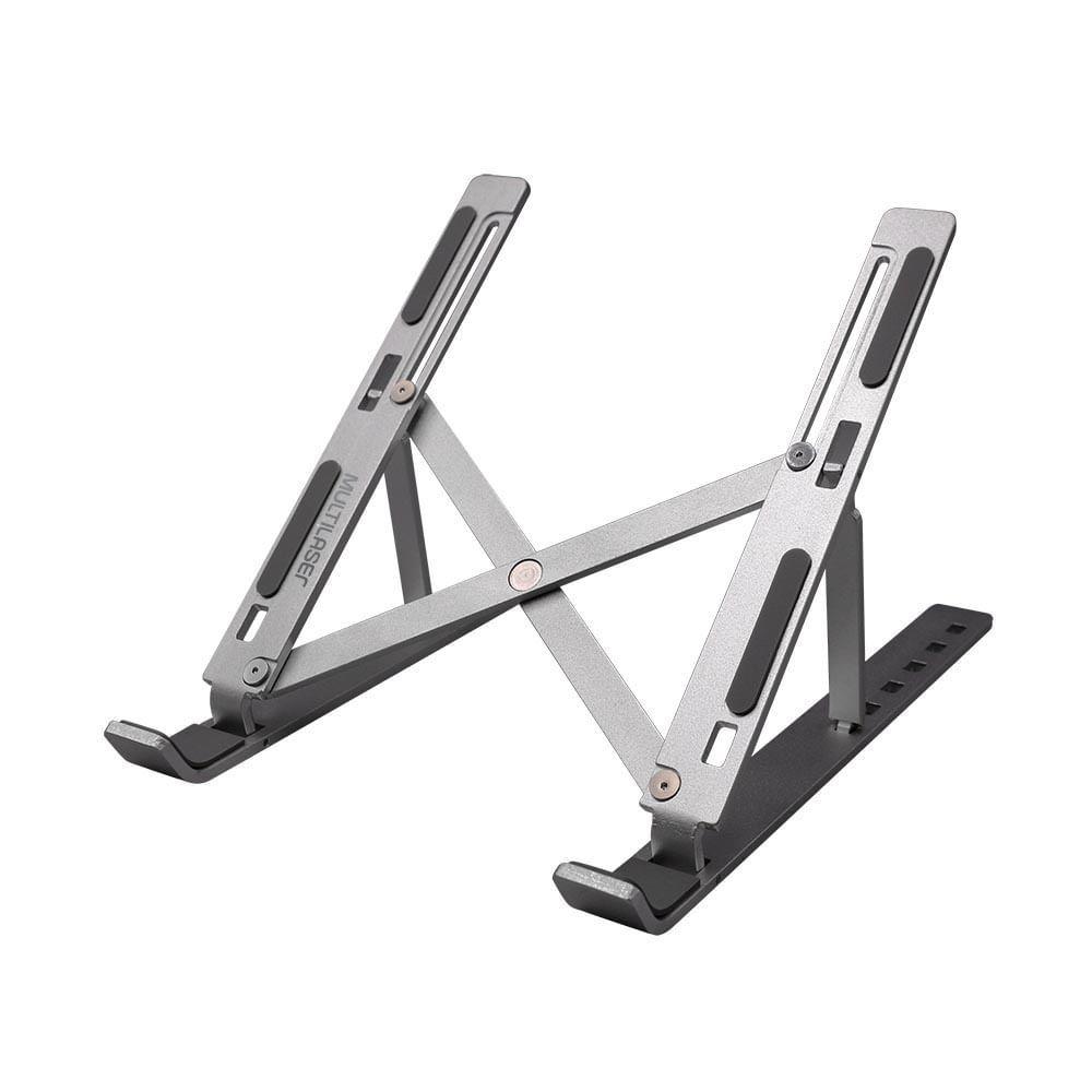Encontraproduto.com.br - Suporte Portátil de Aluminio Notebook AC378 Multilaser
