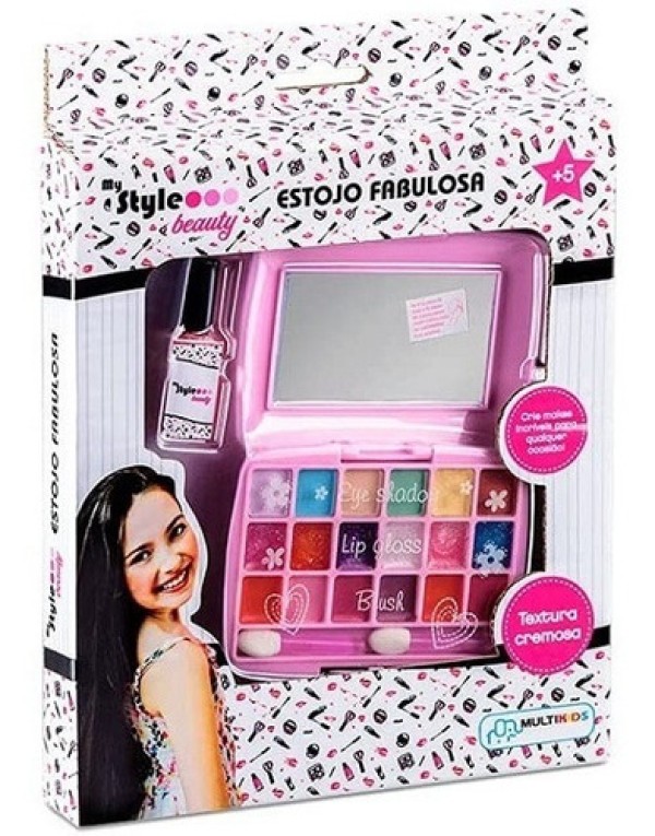 My Style Estojo De Maquiagem Fabuloso Multikids Br1331