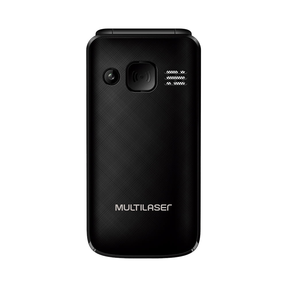 Encontraproduto.com.br - Celular Flip Vita Lite Dual Chip Rádio FM + MP3 + Bluetooth 2.1 Preto Multilaser - P9142