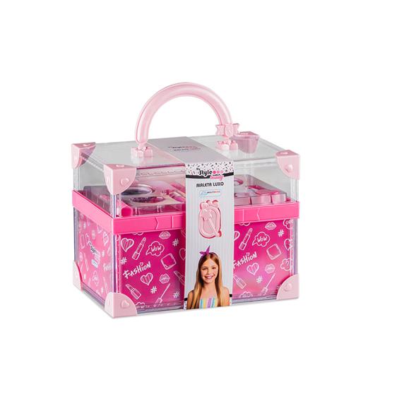 Encontraproduto.com.br - Maleta - Maquiagem Infantil My Style Beauty - MULTIKIDS