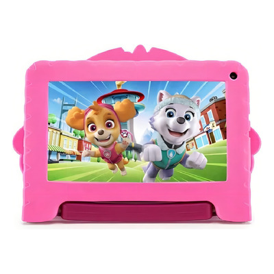 Tablet Patrulha Canina Skye com Controle Parental 32GB Tela 7 pol Android 11 (Go edition) Quad Core Rosa Multi - NB377 NB377