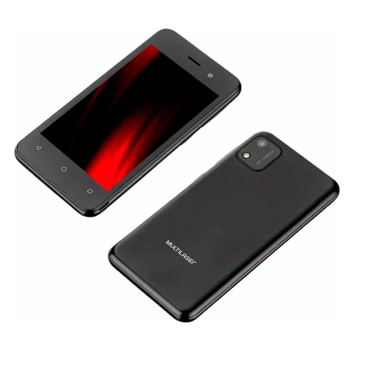 Encontraproduto.com.br - Smartphone Multi P9146 E Lite 2 32GB Preto 3G -1G Traseira 2MP + Selfie 2MP Tela 4.0
