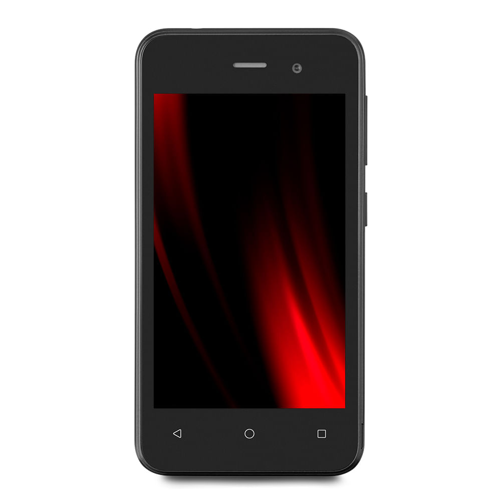 Encontraproduto.com.br - Smartphone Multi P9146 E Lite 2 32GB Preto 3G -1G Traseira 2MP + Selfie 2MP Tela 4.0