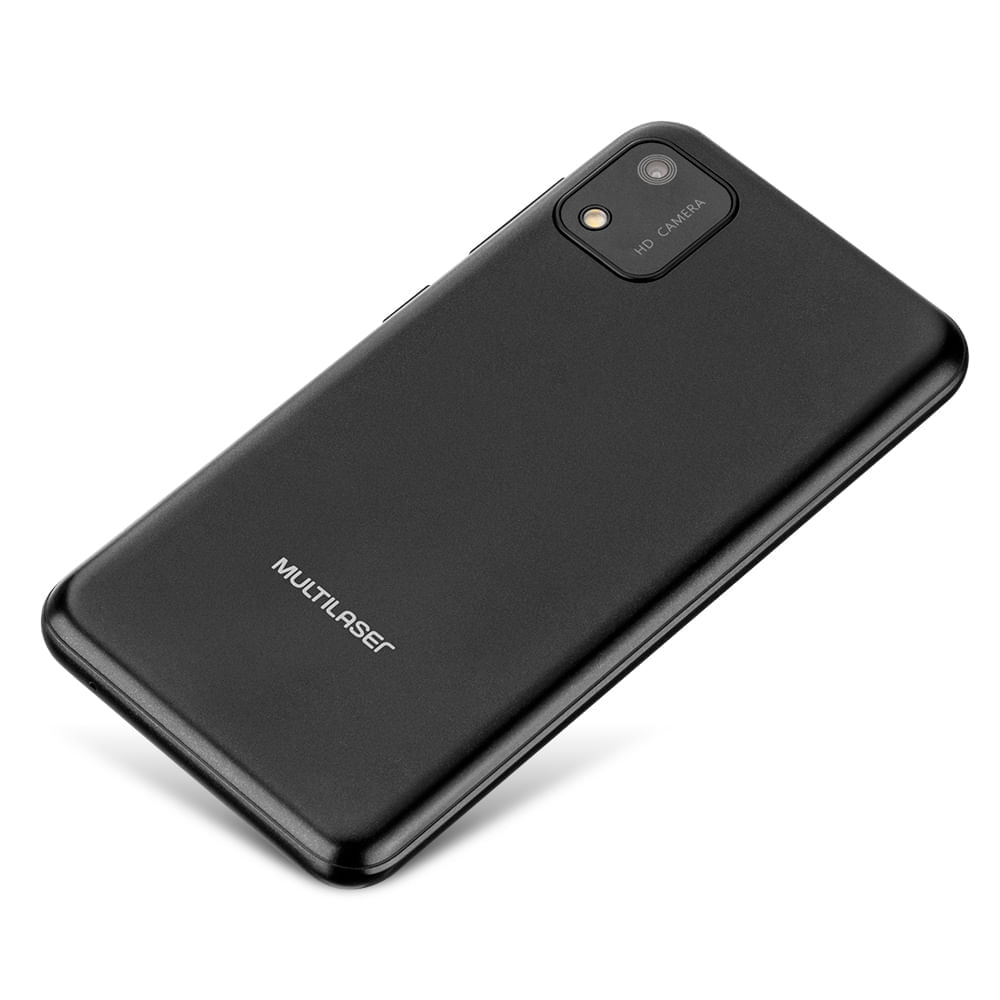 Encontraproduto.com.br - Smartphone Multi P9146 E Lite 2 32GB Preto 3G -1G Traseira 2MP + Selfie 2MP Tela 4.0