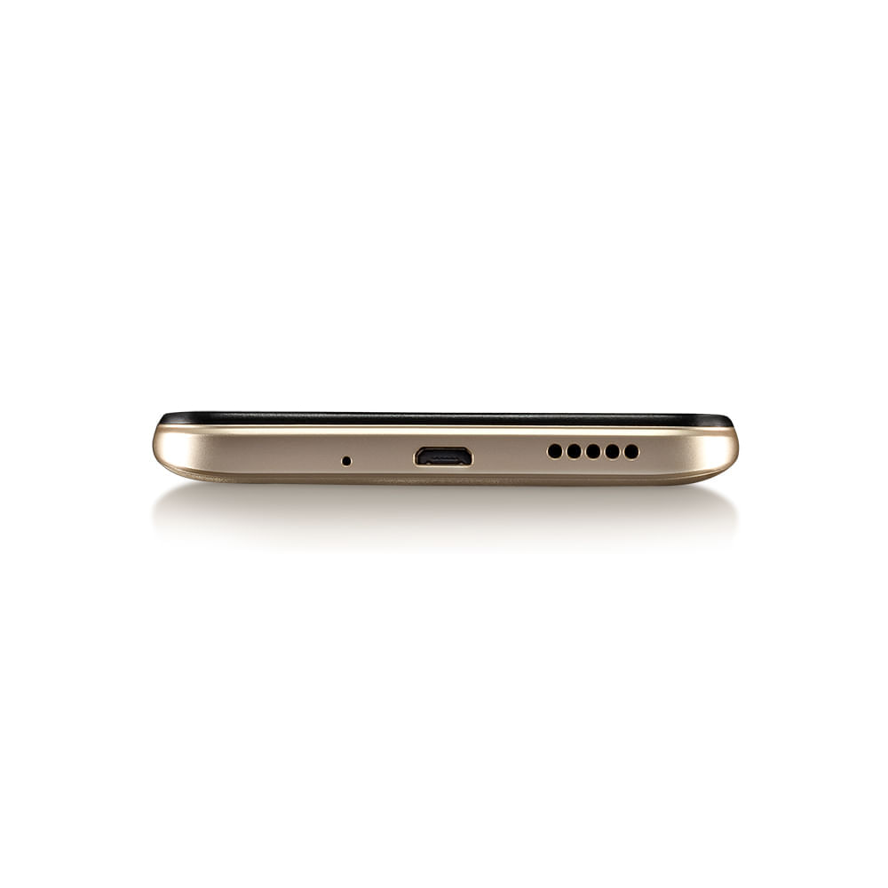 Encontraproduto.com.br - Smartphone Multilaser G Max 2 64 + 2 GB RAM 4G Tela 6,5 Câmera Tripla + 5 MP Para Selfies Processador Octa Core Dourado - P9157