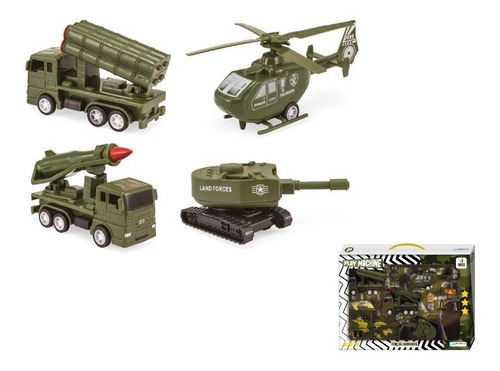 Playset Forças Armadas Multilkids